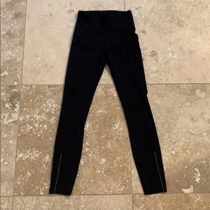 Lululemon Black Size 2 Fast and Free Leggings